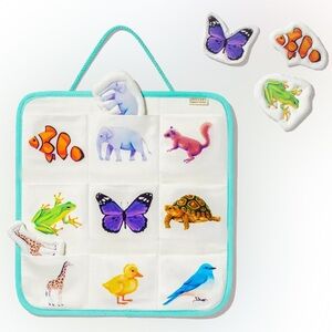 Lovevery Quilted Critter Pockets Montessori Animal Matching Activity The Realist